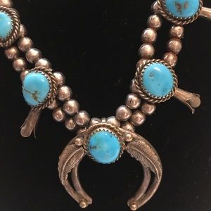 Amazing VINTAGE squash blossom necklace